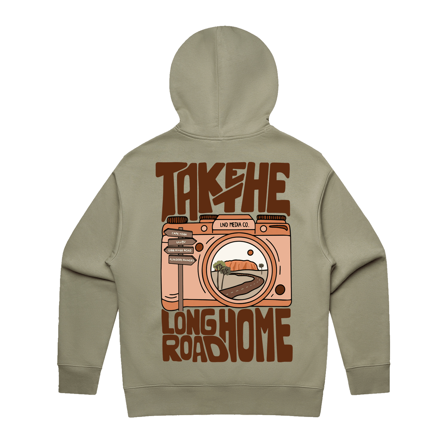 Take The Long Road - Men's Heavy Hoodie
